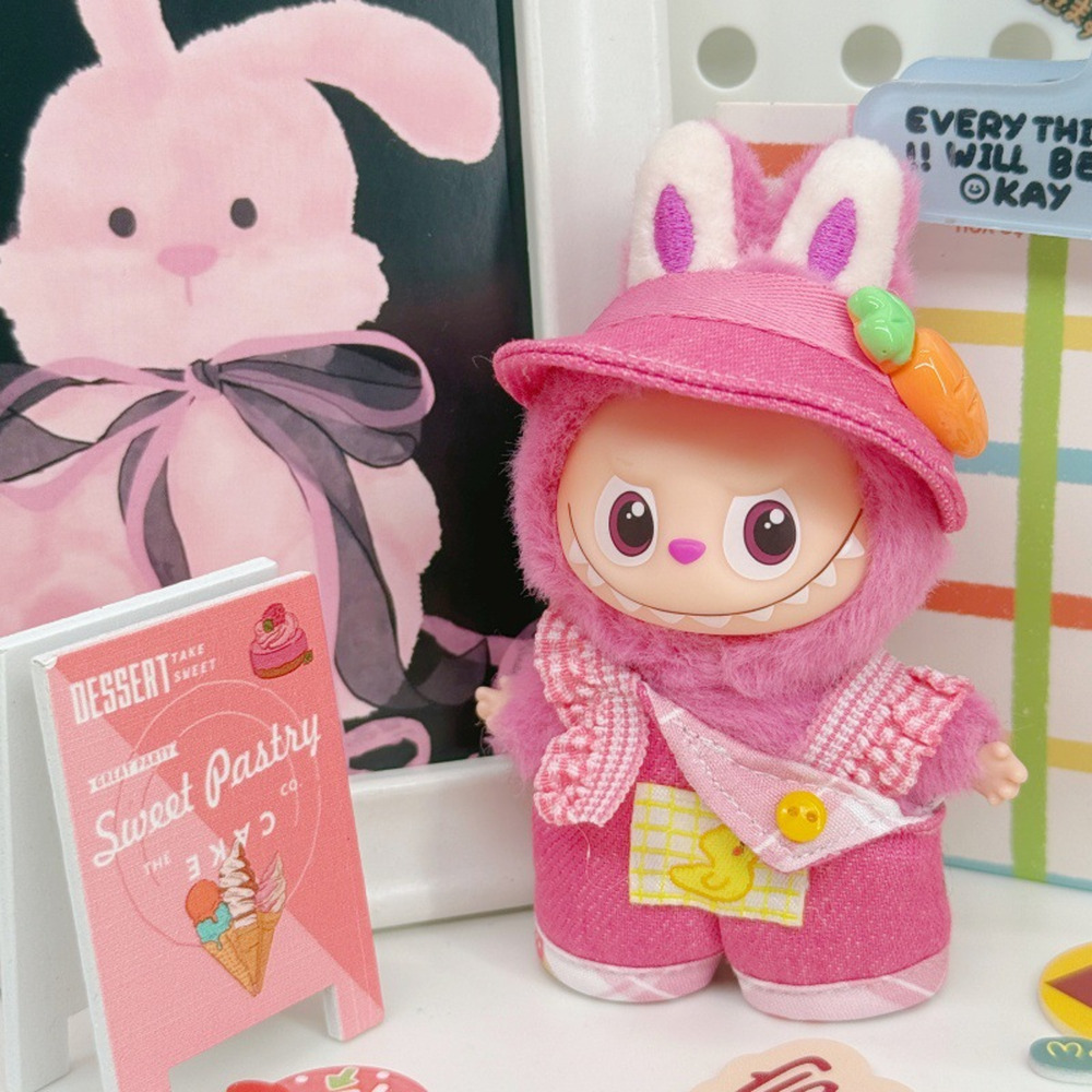 Labubu 3inch bag charm clothes outfits - 1023009